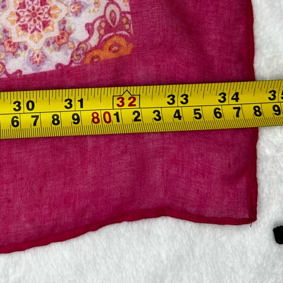 💥3/$20 Charming Charlie Scarves Bundle Pink & Teal- OR use as table runners - Picture 13 of 15